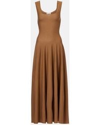 KHAITE - Jodie Knitted Maxi Dress - Lyst