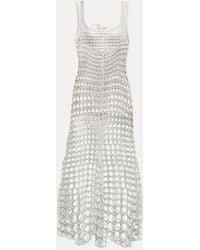 Chloé - Maxikleid Aus Seide - Lyst