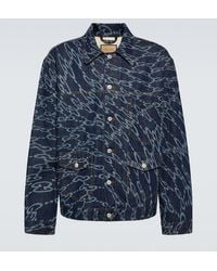 Gucci - Giacca di jeans Wavy GG - Lyst