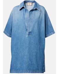 Plan C - Camicia Di Jeans Oversize - Lyst