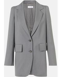 Max Mara - Ebridi Wool, Mohair, And Silk Blazer - Lyst