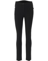 Moncler Synthetic Grenoble Nylon Stirrup Pants in Black Womens Clothing Trousers Slacks and Chinos Skinny trousers 