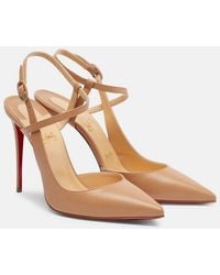 Christian Louboutin - Jenlove 100 Leather D'Orsay Pumps - Lyst
