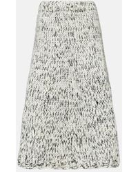 JOSEPH - Wool-Blend Midi Skirt - Lyst