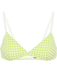 Solid & Striped Exklusiv bei Mytheresa – Bikini-Oberteil The Brigitte - Grün