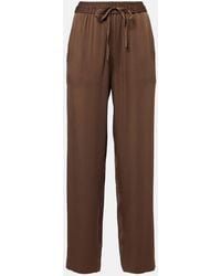 Isabel Marant - Weite Hose Kendry Aus Satin - Lyst