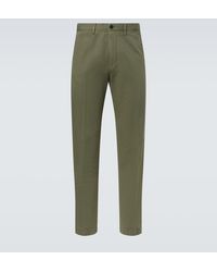 Slowear - Cotton And Linen Slim Pants - Lyst