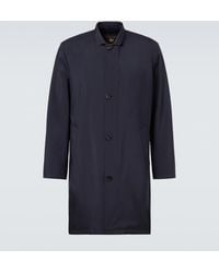 Loro Piana - Windmate Suede-Trimmed Coat - Lyst