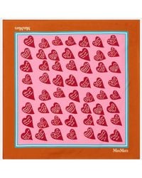 Max Mara - Printed Silk Twill Scarf - Lyst