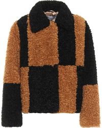 Stand Studio Chaqueta Marcella borrego sintético - Marrón