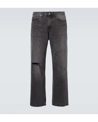 Our Legacy - Third Cut Distressed Wide-Leg Jeans - Lyst