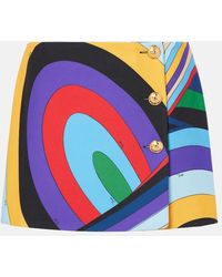 Emilio Pucci - Printed Wrap Mini Skirt - Lyst
