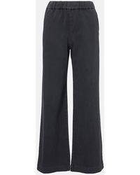 Velvet - Naya Cotton-Blend Twill Straight Pants - Lyst