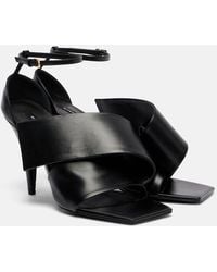 Givenchy - Sandalen Sliced Square 95 Aus Leder - Lyst