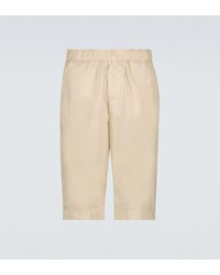 Barena Remer Cotton-blend Bermuda Shorts - Natural
