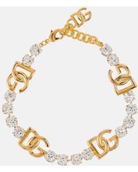 Dolce & Gabbana - Dg Embellished Necklace - Lyst
