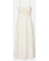 Ulla Johnson - Abito Midi Gisela Con Crochet - Lyst