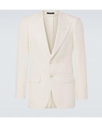 Tom Ford - Shelton Wool, Silk, And Linen Blazer - Lyst