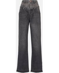 Isabel Marant - High-rise Straight Jeans - Lyst