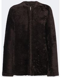 TOTEME - Jacke Aus Shearling - Lyst