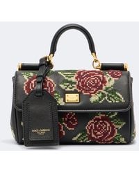 Dolce & Gabbana - My Sicily Mini Leather Top-Handle Bag - Lyst