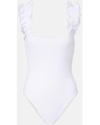 Karla Colletto - Evie Ruffled Swimsuit - Lyst