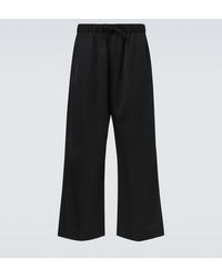 Simone Rocha - Crepe Satin Wide-Leg Pants - Lyst