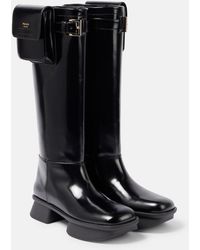 Prada - Stiefel Aus Leder - Lyst