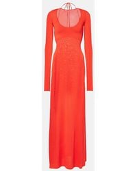 SIR. - Valejo Halter Knit Maxi Dress - Lyst