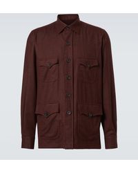 Rubinacci - Virgin Wool Flannel Field Jacket - Lyst