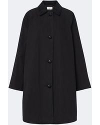The Row - Ina Cotton Gabardine Coat - Lyst