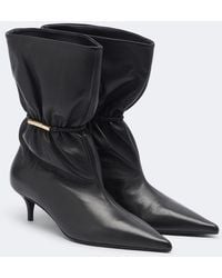 Balmain - Bottines En Cuir - Lyst