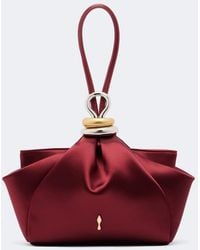 Christian Louboutin - Sabrina Small Crepe Satin Clutch - Lyst