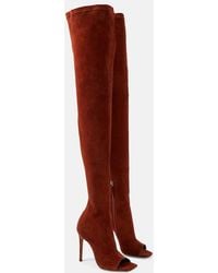 Paris Texas - Amanda 105 Suede Over-The-Knee Boots - Lyst