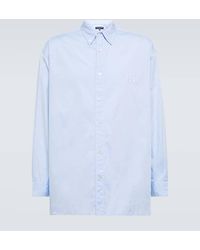 Comme des Garçons - Embroidered Cotton Shirt - Lyst