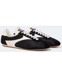 Bottega Veneta - Shot Suede-Trimmed Sneakers - Lyst