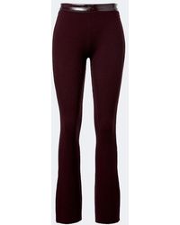 Courreges - Ribbed-Knit Flared Pants - Lyst