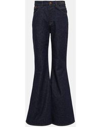 Chloé - Mid-rise Flared Jeans - Lyst