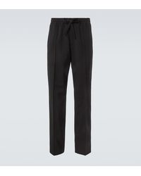 Valentino Garavani - Virgin Wool Straight Pants - Lyst