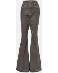 Rick Owens - Bolan High-Rise Bootcut Jeans - Lyst
