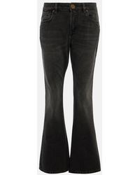Balmain - Western Low-Rise Bootcut Jeans - Lyst