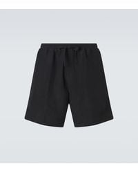 Umit Benan - Julian Linen And Silk Shorts - Lyst