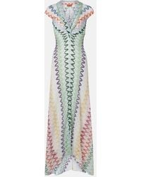 Missoni - Zigzag Lame Maxi Dress - Lyst