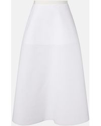 FFORME - Deeta Cotton Maxi Skirt - Lyst