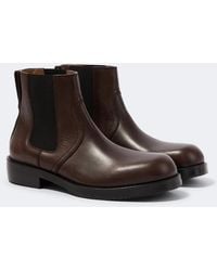 Dries Van Noten - Bottines Chelsea En Cuir - Lyst