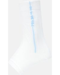Prada Socken mit offener Zehenpartie - Weiß