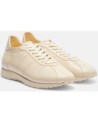 The Row - Mica Leather Sneakers - Lyst