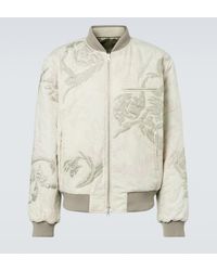 Dries Van Noten - Embroidered Cotton Bomber Jacket - Lyst