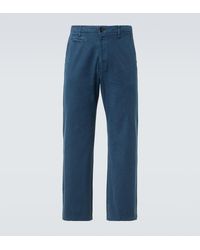 AURALEE - Pantalones Chinos De Gabardina - Lyst