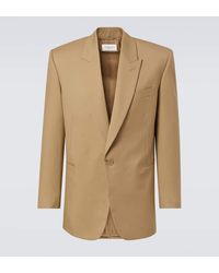 Saint Laurent - Gabardine Blazer - Lyst